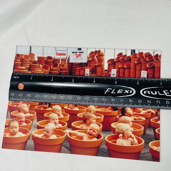 Anne Geddes 123 Pots Terracotta Baby Blank Greeting Card Vintage With Envelop - Picture 6 of 9